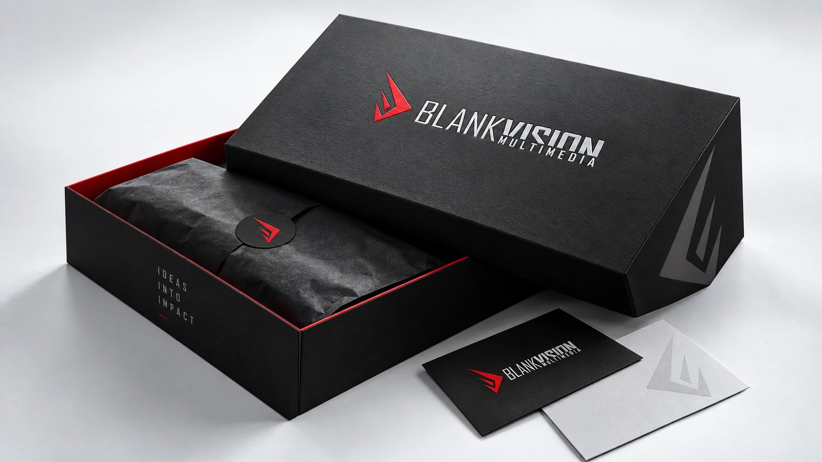 Blank Vision. Packaging