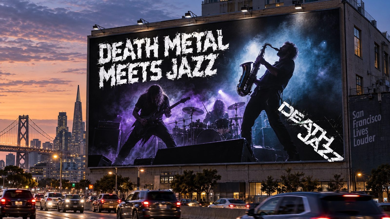 DeathJazz. Billboard
