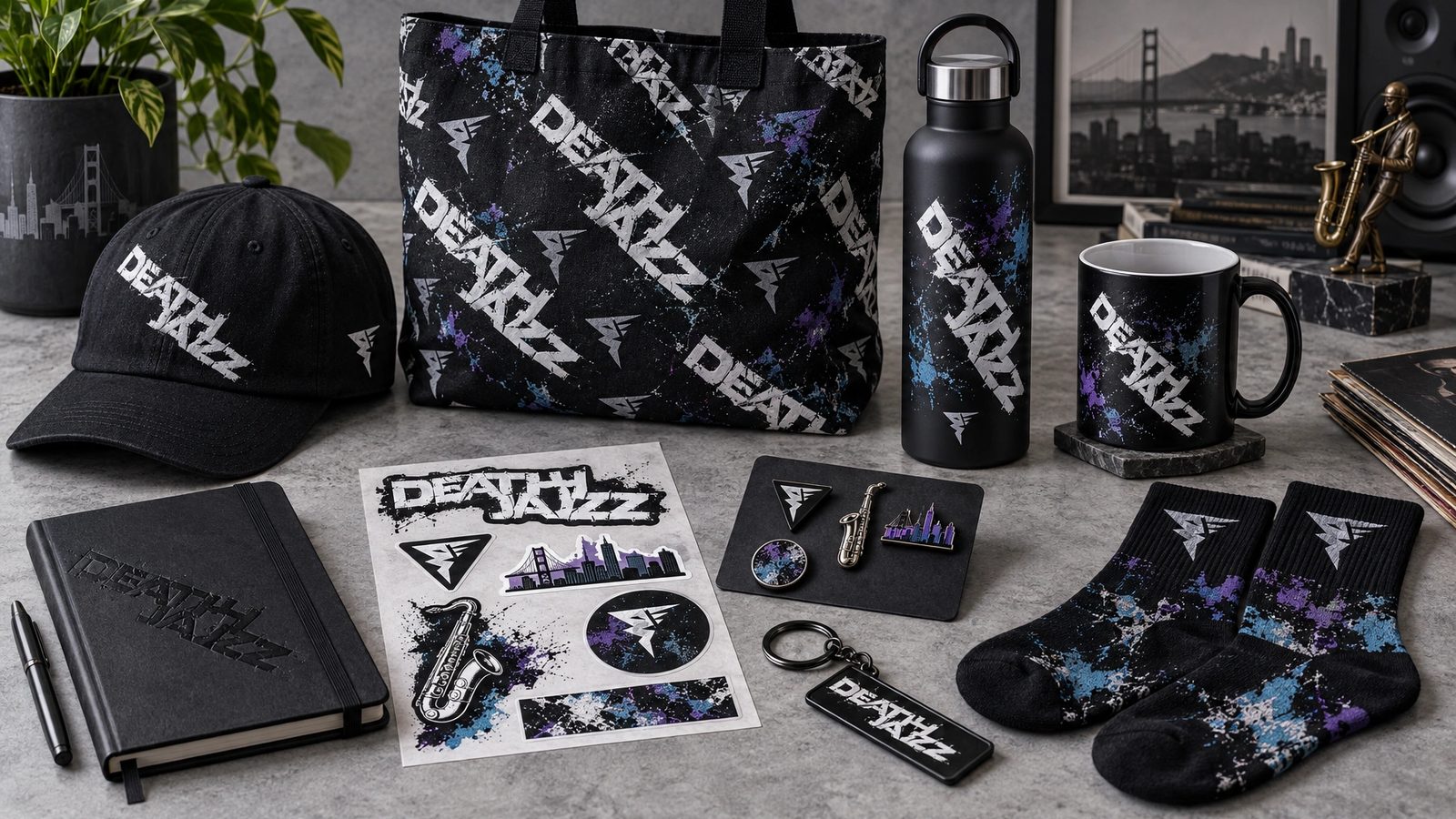 DeathJazz. Merch collection