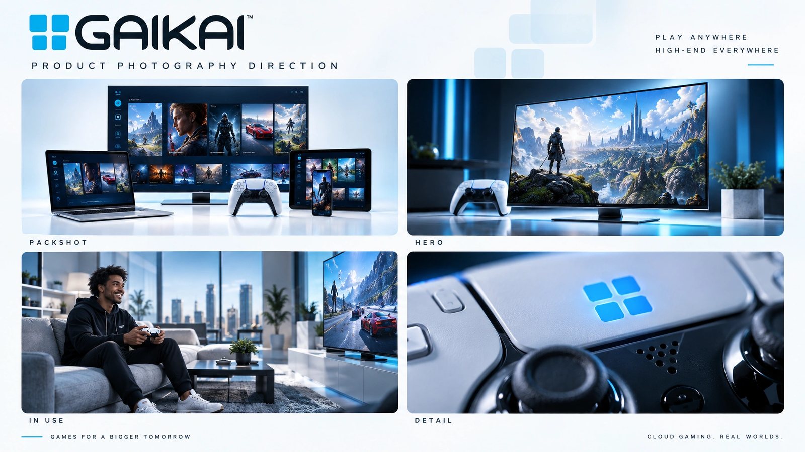 Gaikai. Product photography