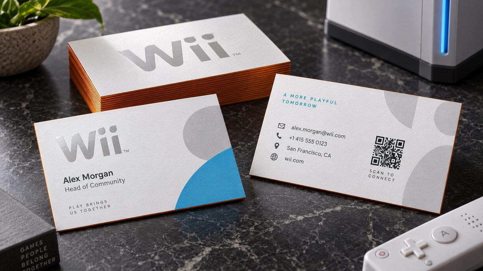 Wii.com. Business cards