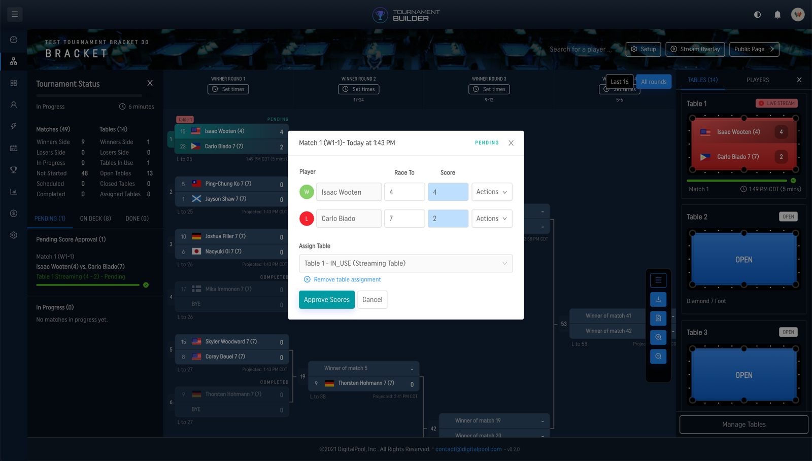 Digital Pool